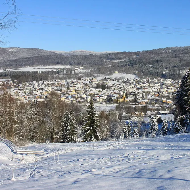 Winterzeit rund um den Glasmacherort Frauenau